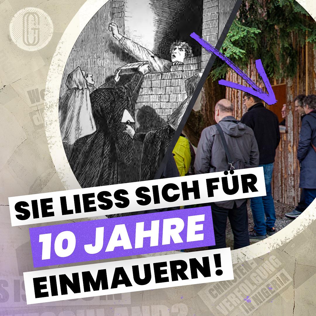 Freiwillig einschliessen lassen für Gott - das Wiborada Projekt Freiwillig einschliessen lassen für Gott - das Wiborada Projekt