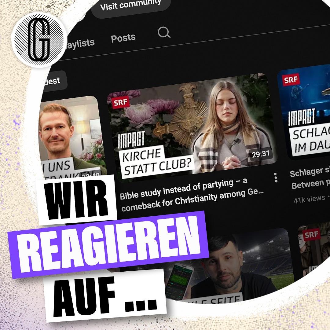 Wir reagieren auf SRF Doku über junge gläubige Christen. Wir reagieren auf SRF Doku über junge gläubige Christen.