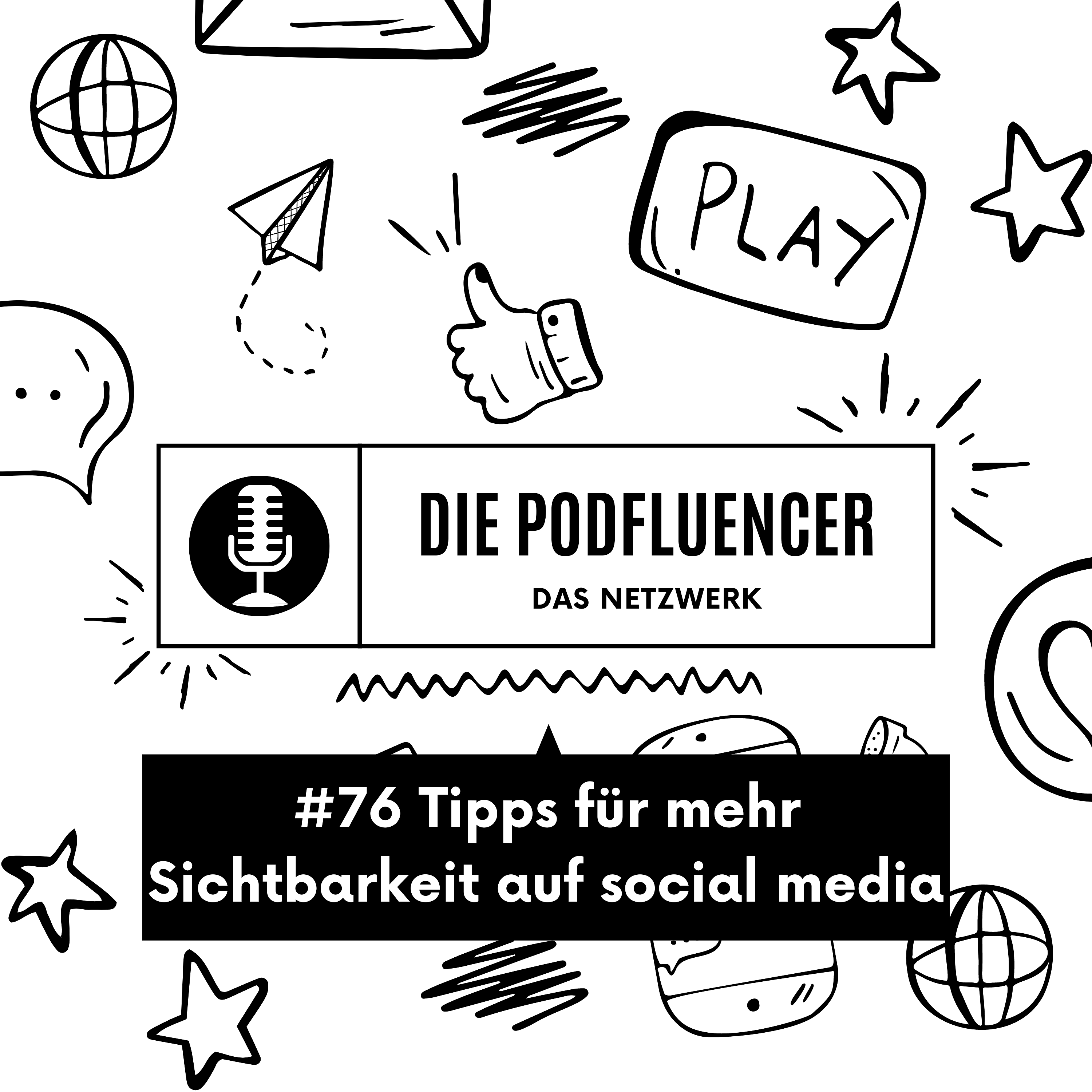 76 Tipps für mehr Sichtbarkeit auf social media by Sozial Berufen Podcast episode artwork
