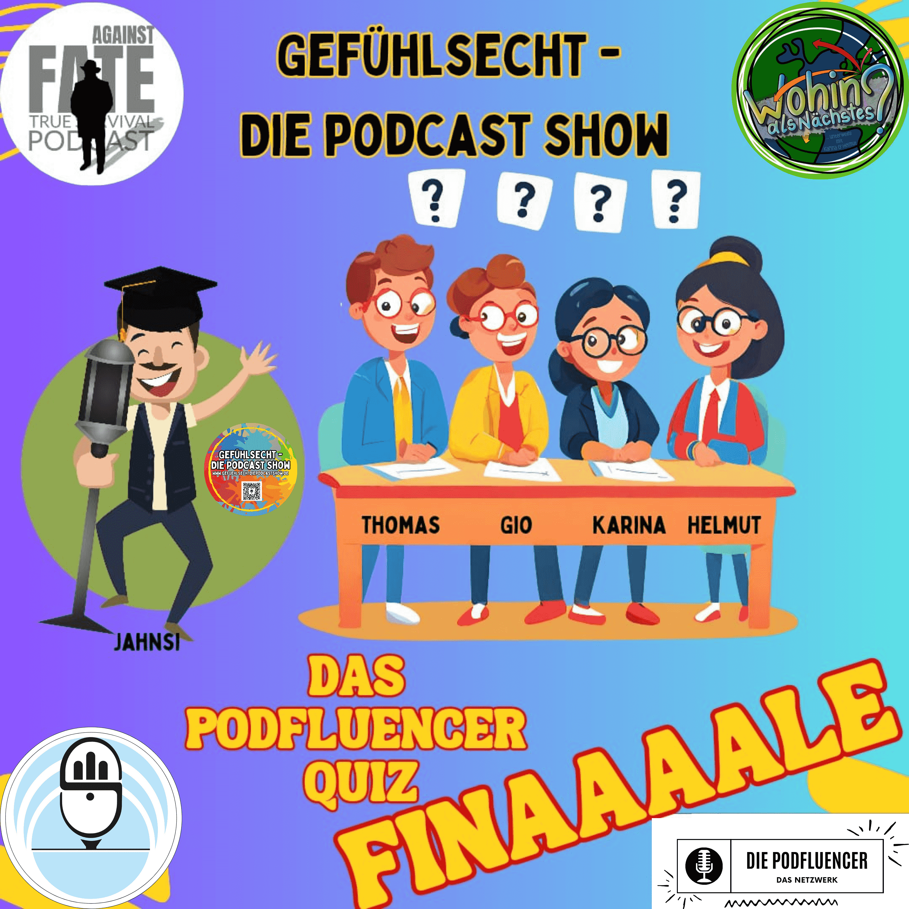 204 Podfluencer Quiz Finale Live aus München! by Die Podfluencer Community episode artwork