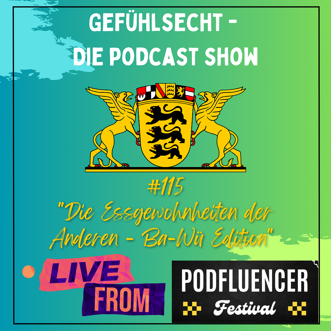 Die Essgewohnheiten der Anderen: live vom Podfluencer Festival in Neu Ulm - Episode 115 episode artwork