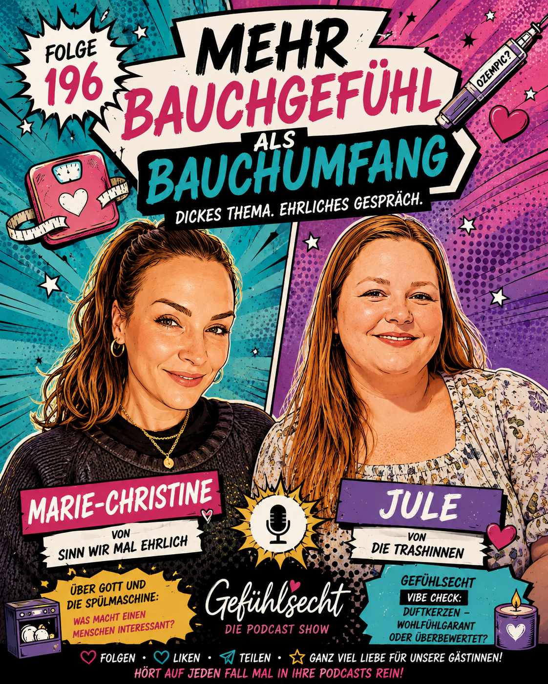 Mehr Bauchgefühl als Bauchumfang -  Dickes Thema. Ehrliches Gespräch. episode artwork
