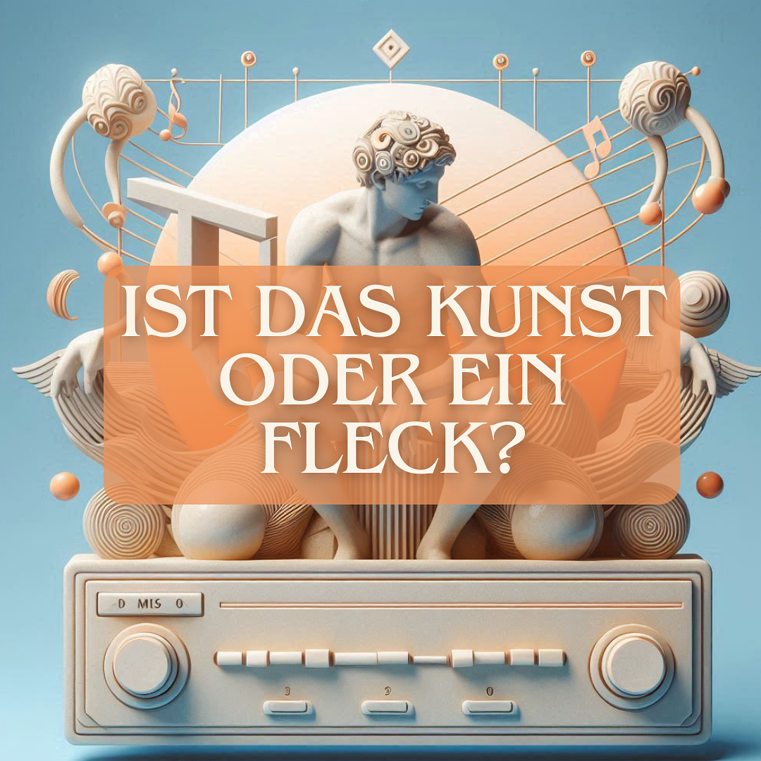 Ist das Kunst oder ein Fleck?