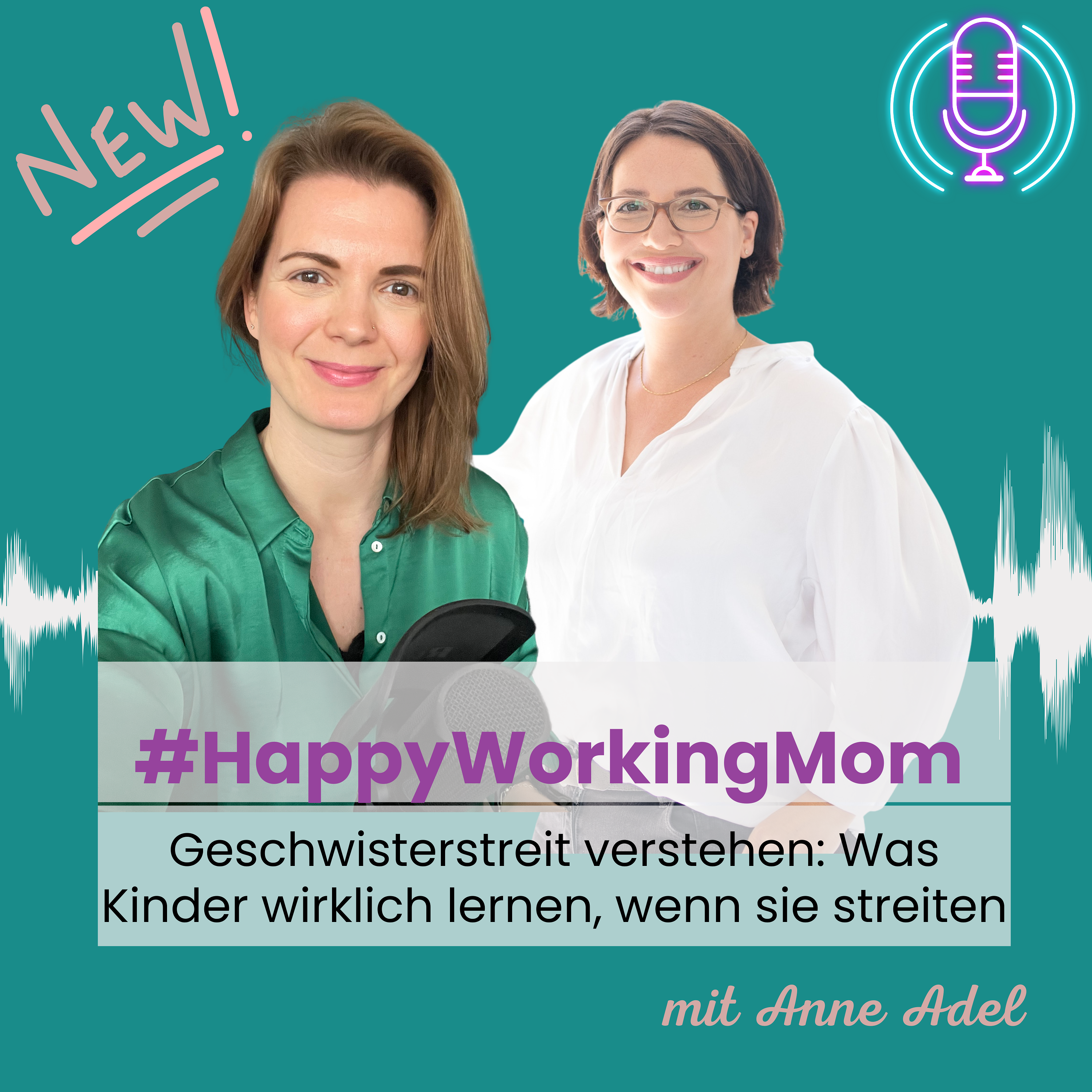 # 280 Geschwisterstreit verstehen: Was Kinder wirklich lernen, wenn sie streiten mit Anne Adel episode artwork