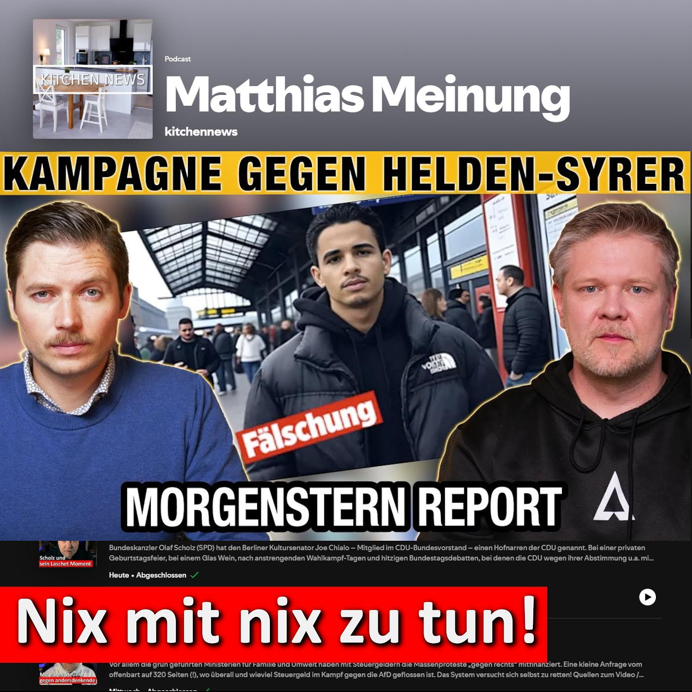 Sterneküche: Helden-Syrer von Hamburg wird verspottet! VISA-Affäre ist zurück, Macron & häusliche Gewalt episode artwork