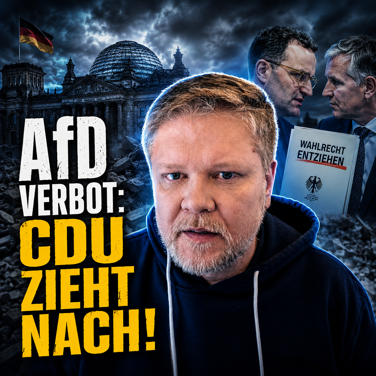 #647: AfD auf Platz 1! Und jetzt zieht auch die CDU die Verbotskarte? episode artwork