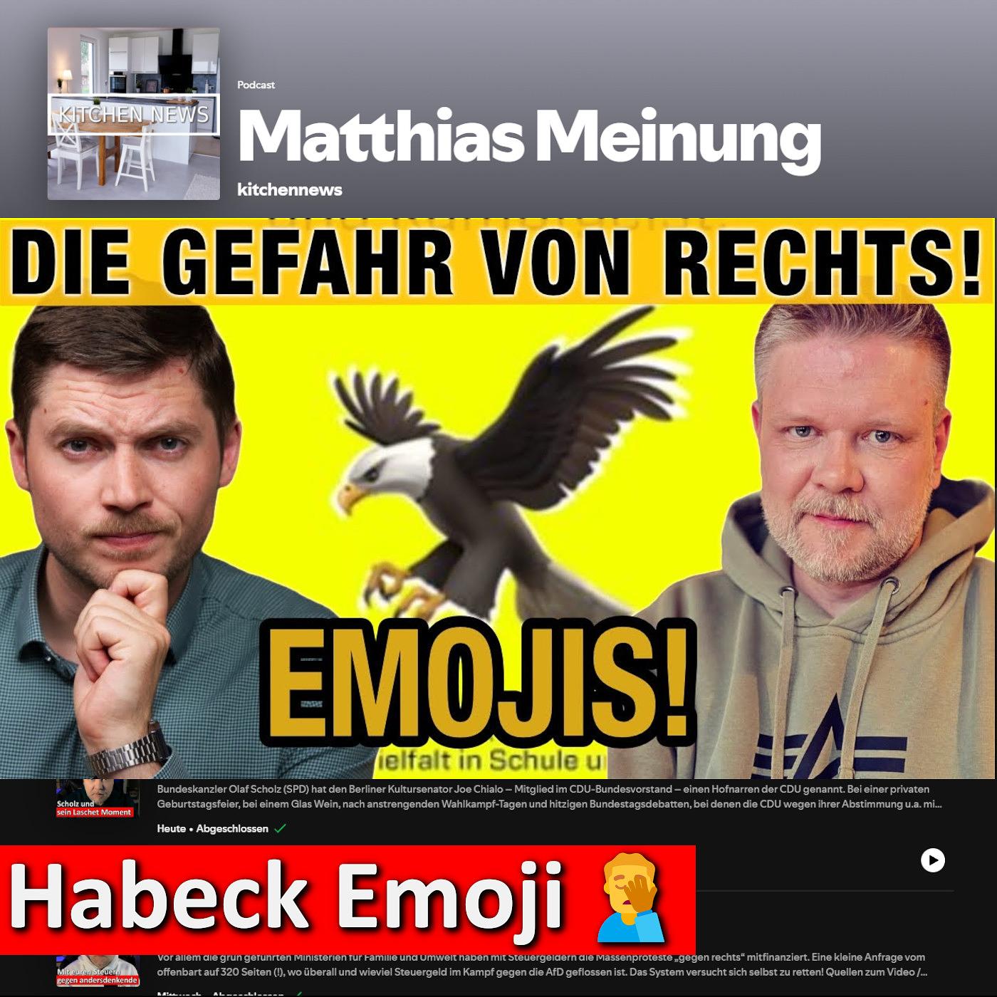 Sterneküche: ÖRR warnt vor rechten Emojis! Kirchenasyl & Geheimbericht über Habeck! episode artwork
