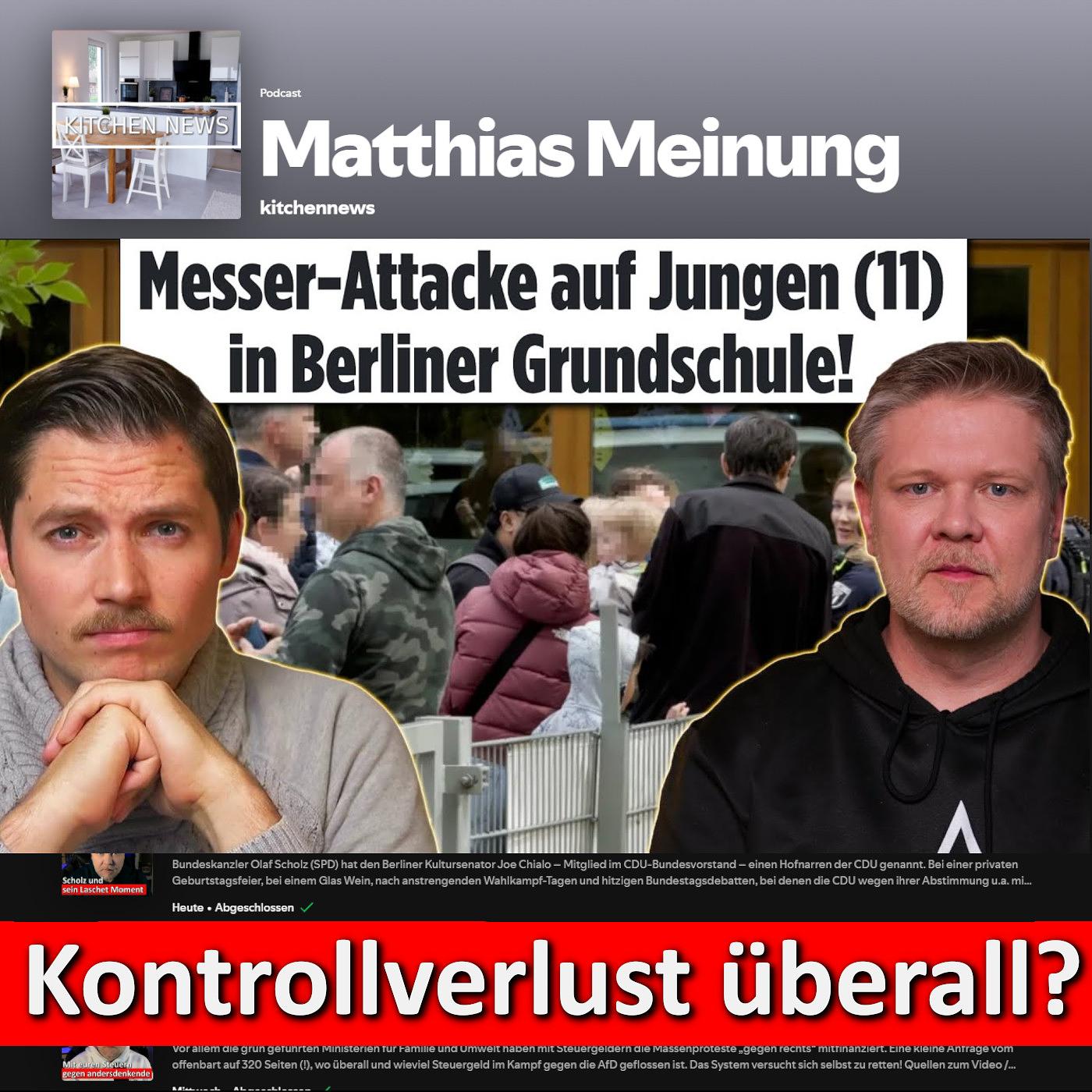 Sterneküche: Messerattacke an Berliner Grundschule! Täter auf der Flucht - Verlieren wir die Kontrolle? episode artwork