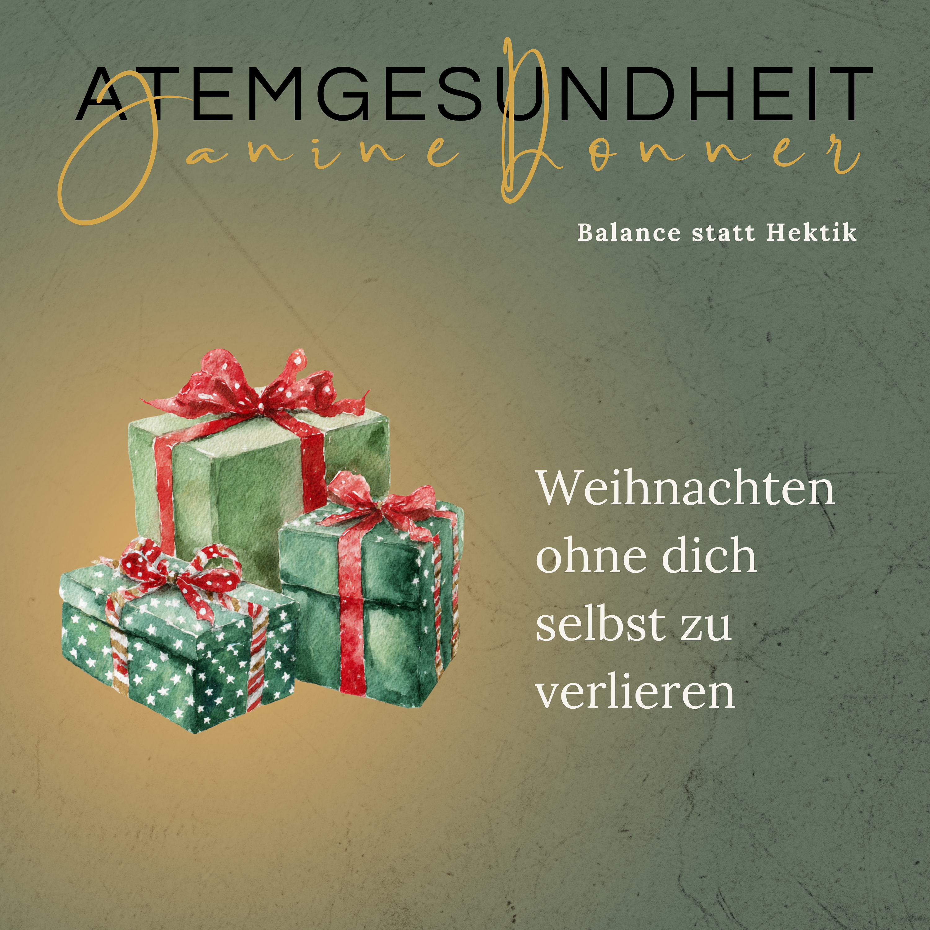 Weihnachten ohne dich selbst zu verlieren