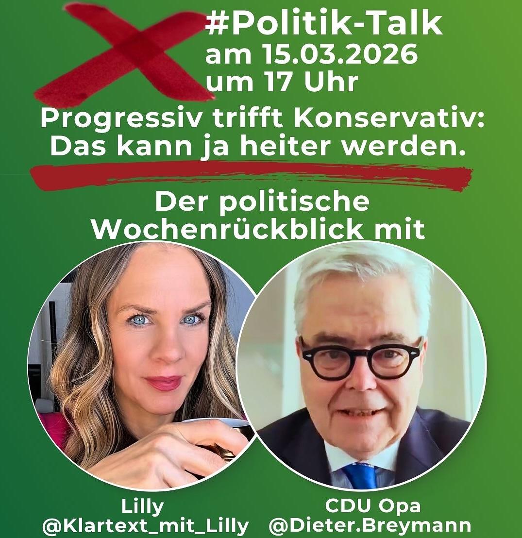 Progressiv trifft Konservativ: Na das kann ja heiter werden. Progressiv trifft Konservativ: Na das kann ja heiter werden.