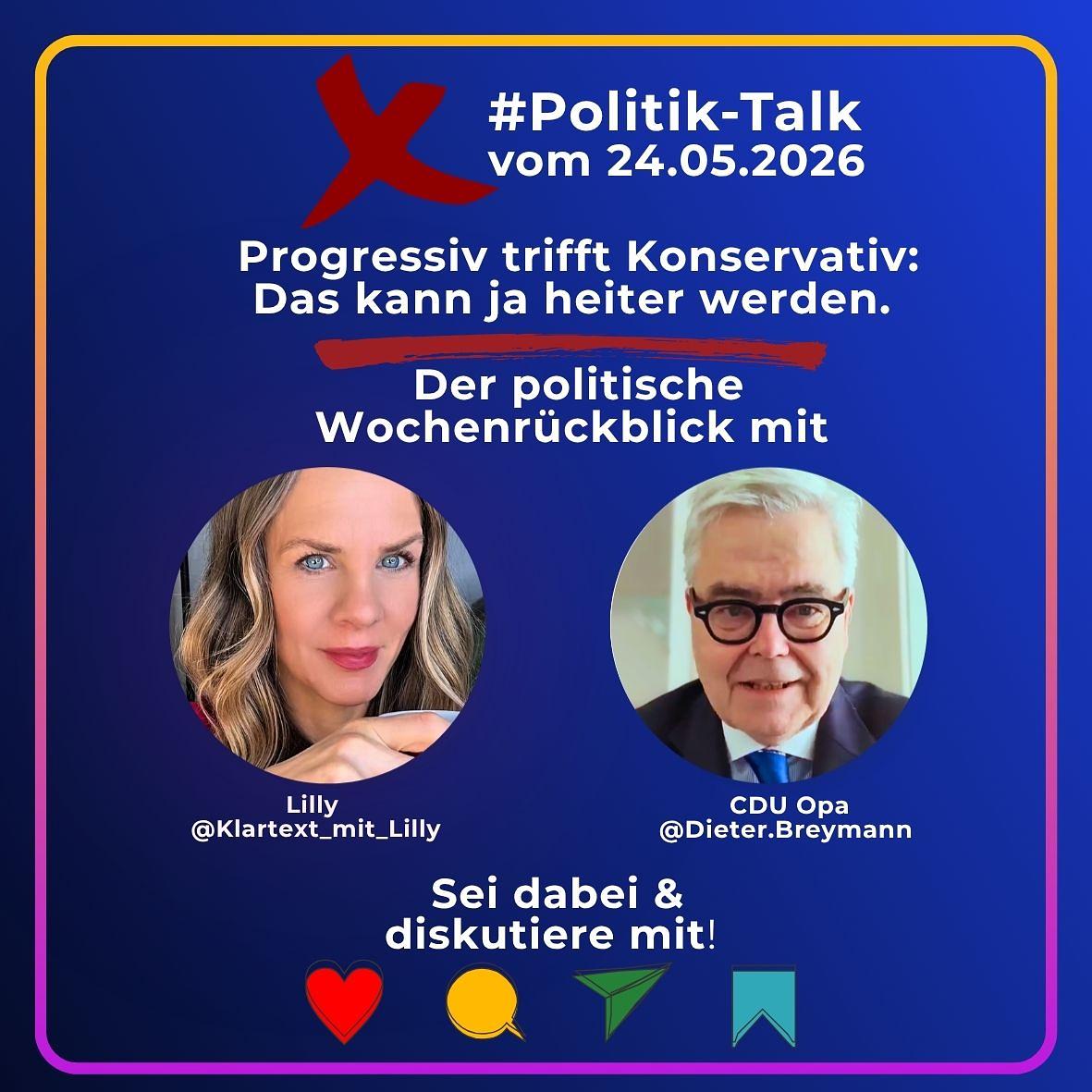 24.05.2026 - Progressiv trifft Konservativ: Na das kann ja heiter werden. episode artwork
