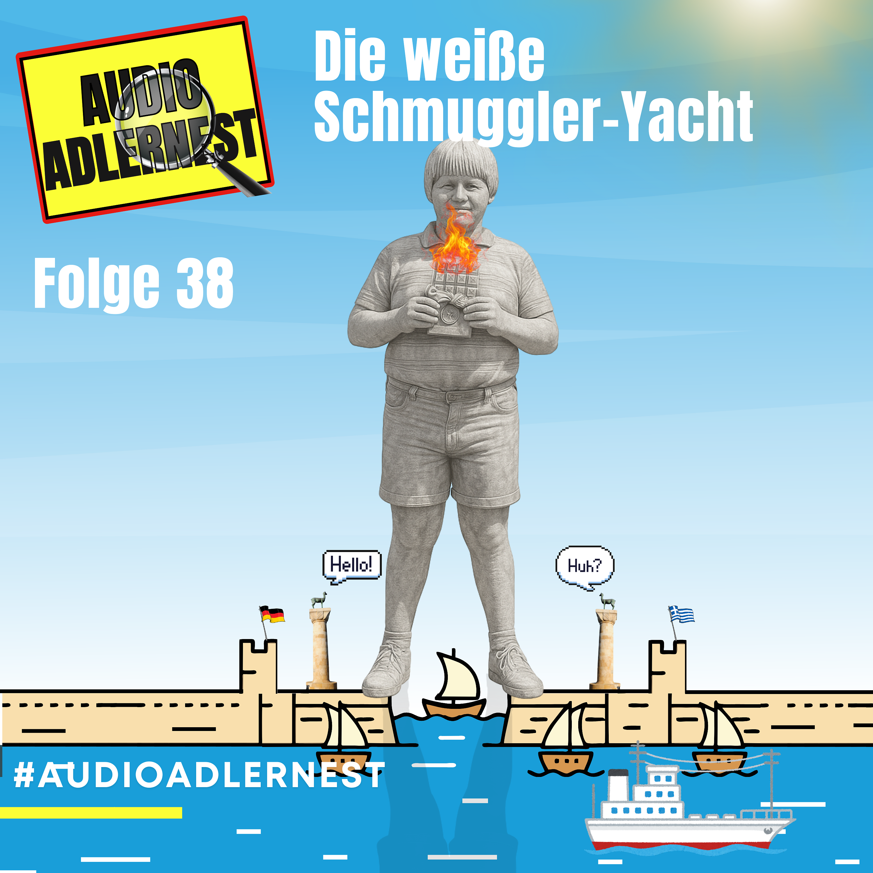 Die weiße Schmuggler-Yacht - TKKG Folge 38 - Audio Adlernest (#096) Die weiße Schmuggler-Yacht - TKKG Folge 38 - Audio Adlernest (#096)