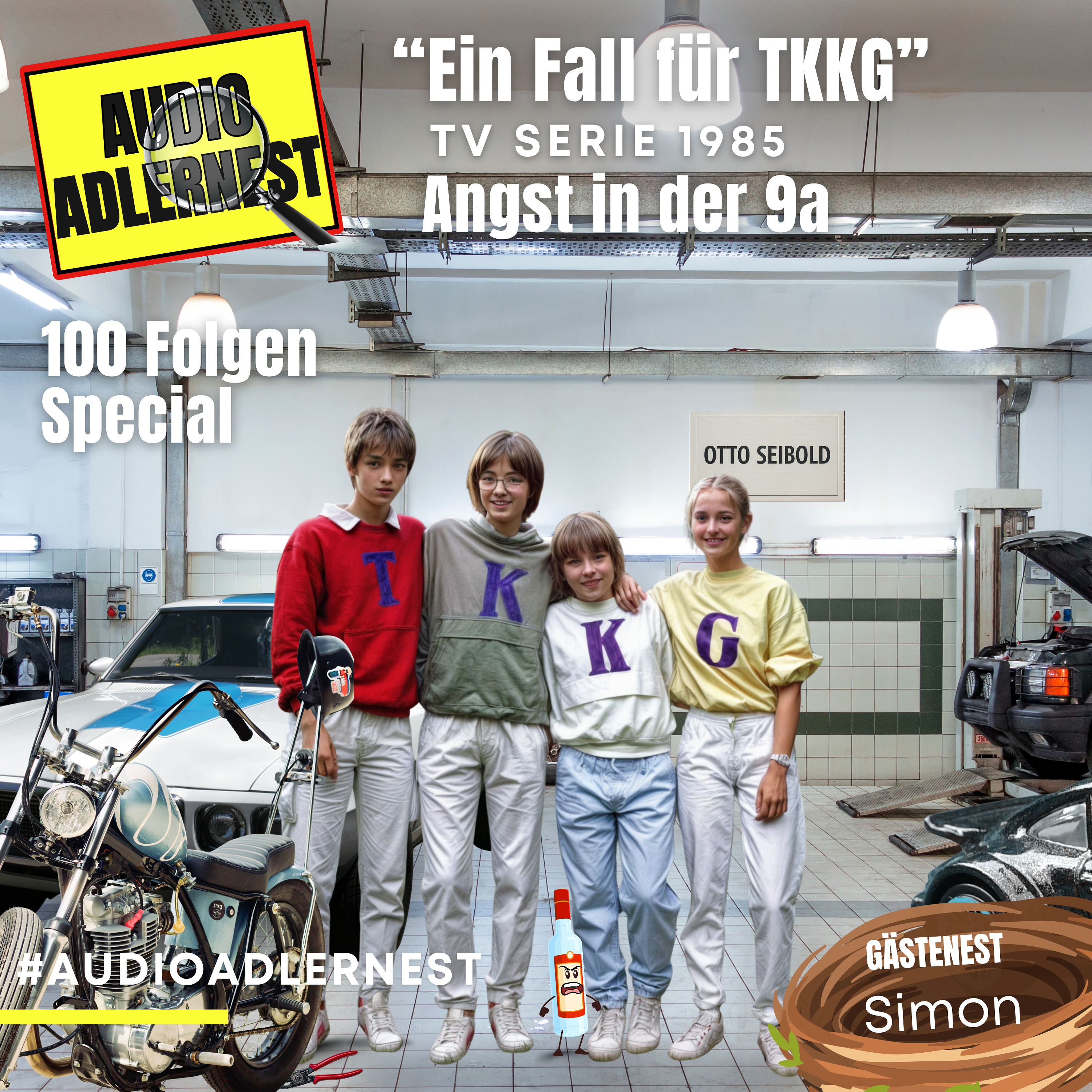 Ein Fall für TKKG - Angst in der 9a - TV Serie - Folge 2 - Teil 1 - Audio Adlernest (#100) Ein Fall für TKKG - Angst in der 9a - TV Serie - Folge 2 - Teil 1 - Audio Adlernest (#100)