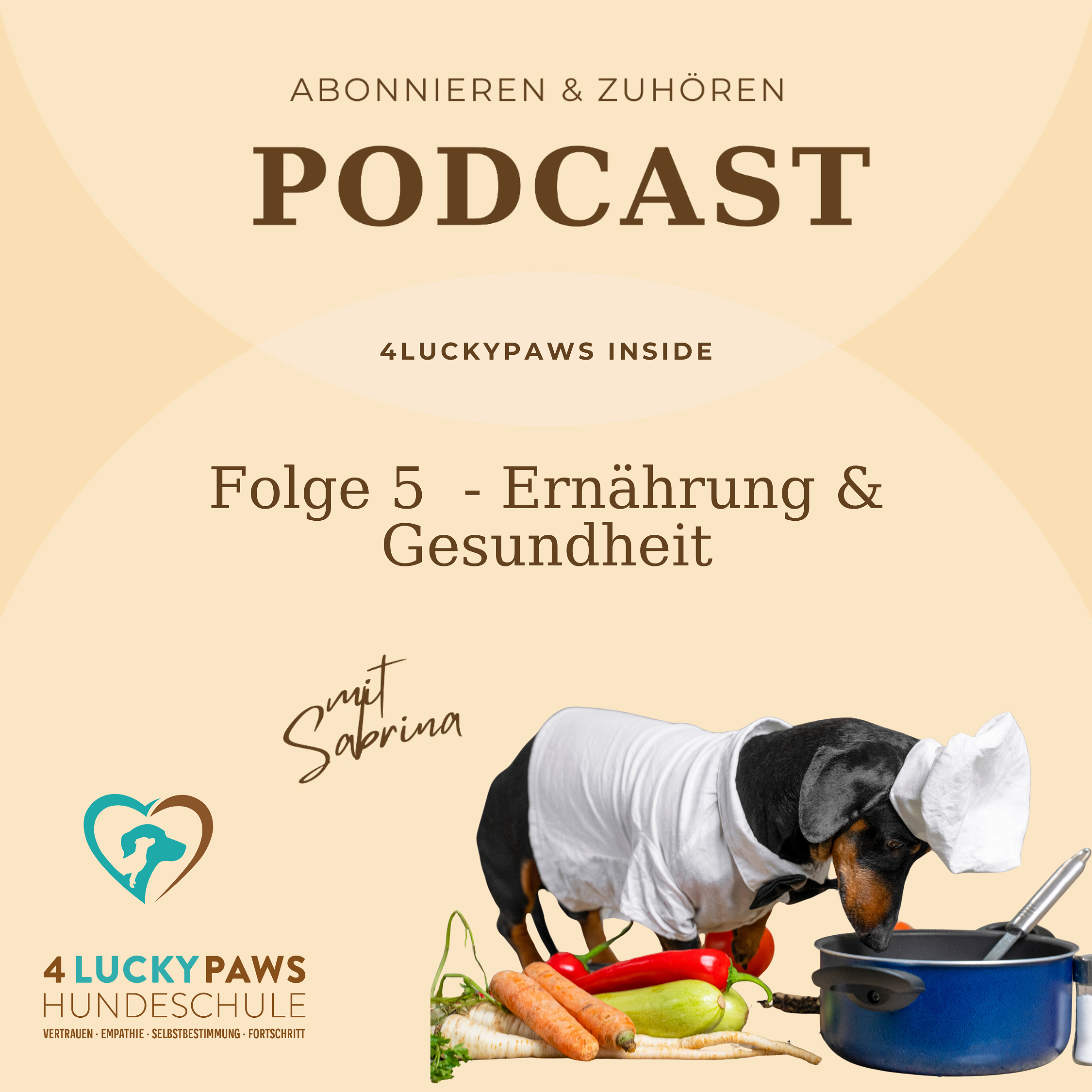 Folge 5 – Ernährungsberatung und Hundegesundheit: Der Einfluss der richtigen Fütterung episode artwork