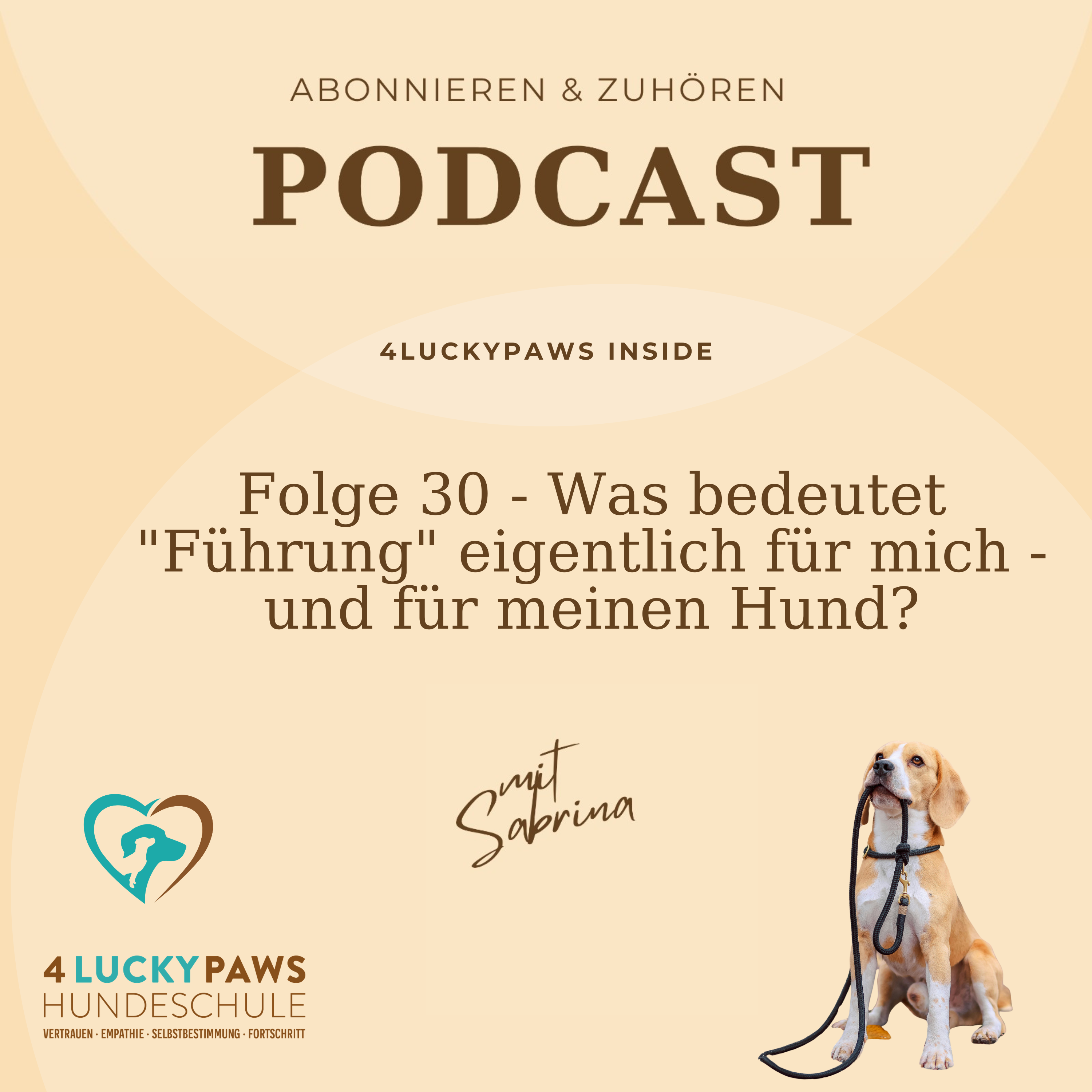 Folge 30 - Was bedeutet "Führung" eigentlich für mich - und für meinen Hund? episode artwork