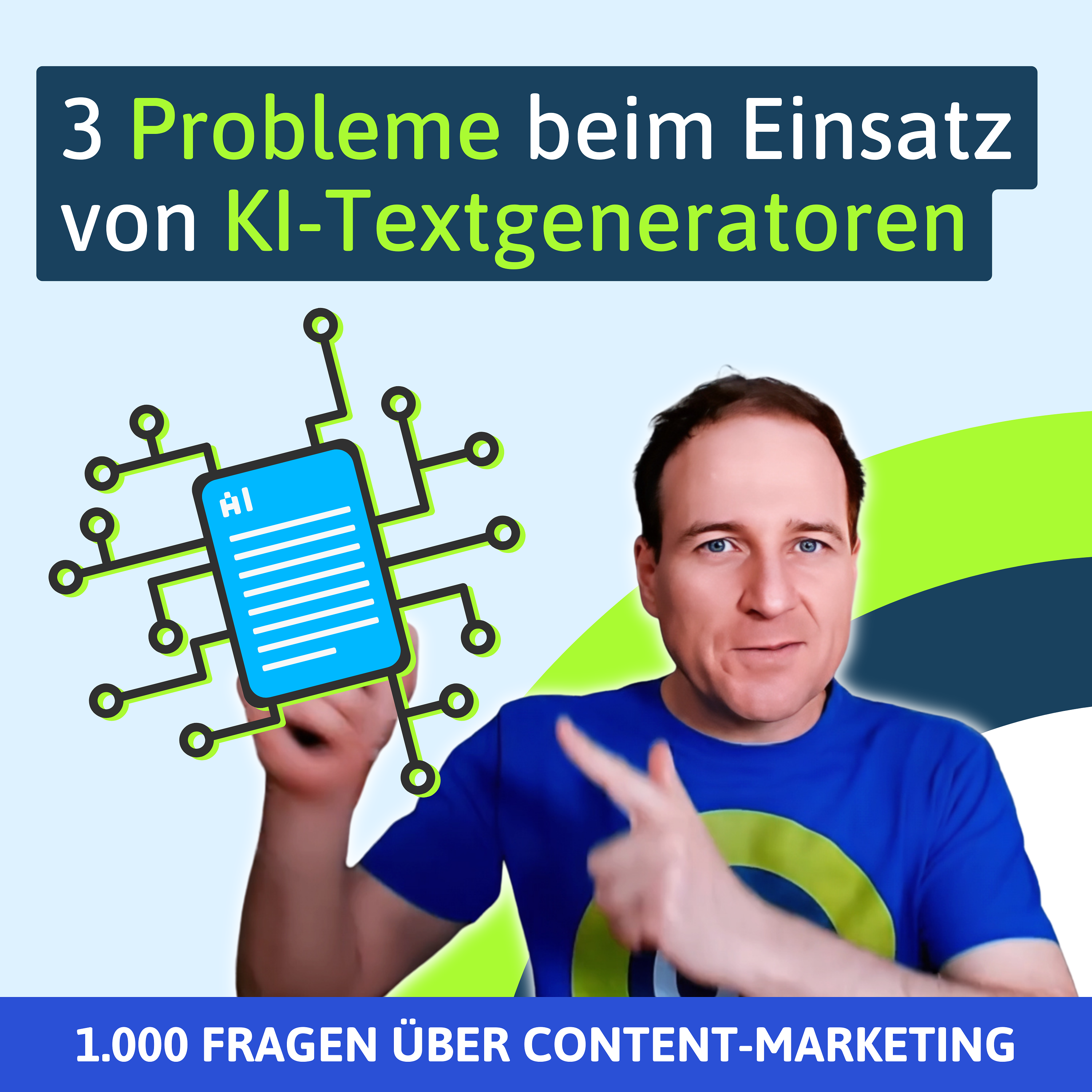 3 Probleme beim Einsatz von KI-Textgeneratoren episode artwork