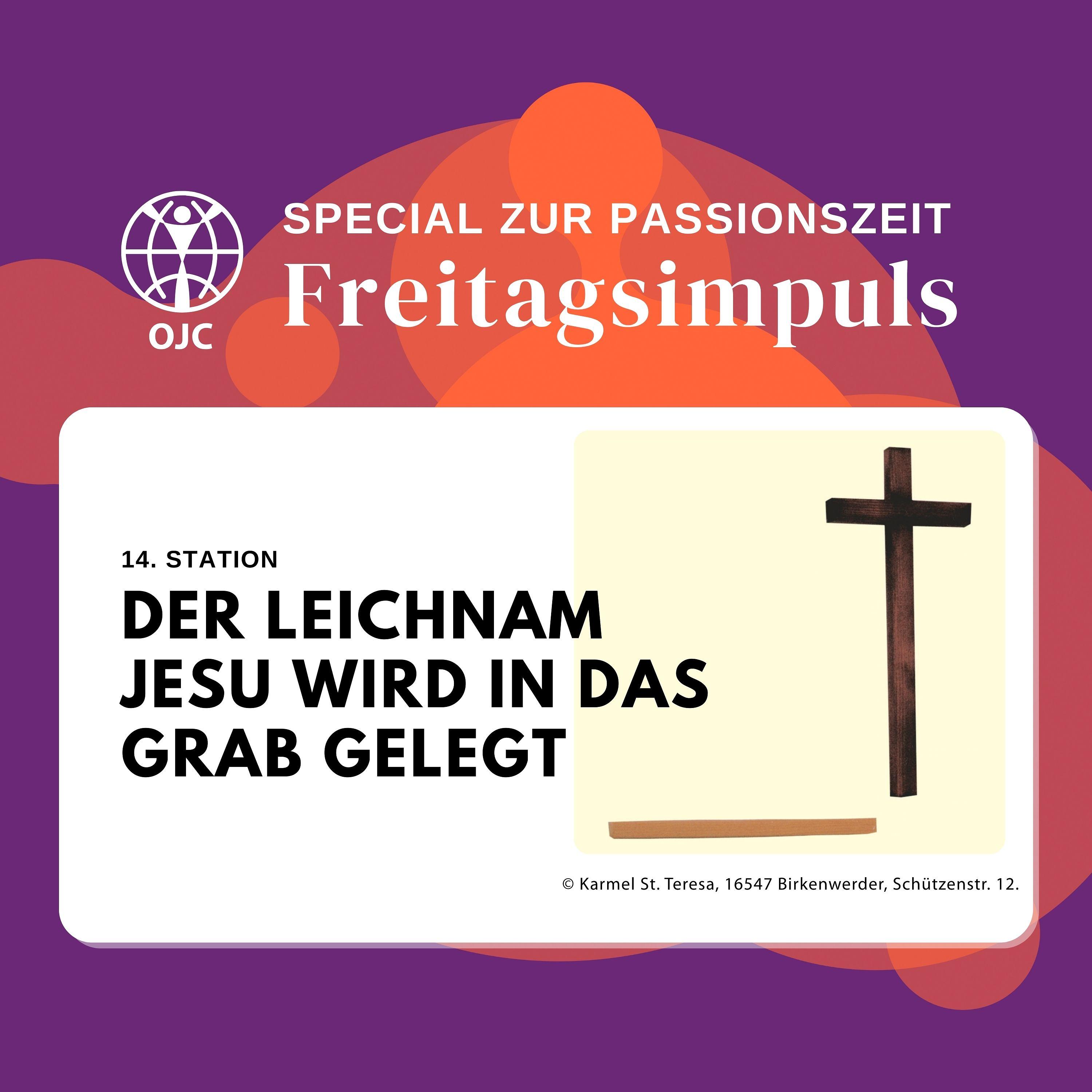 Der Leichnam Jesu wird ins Grab gelegt – Simon Heymann episode artwork
