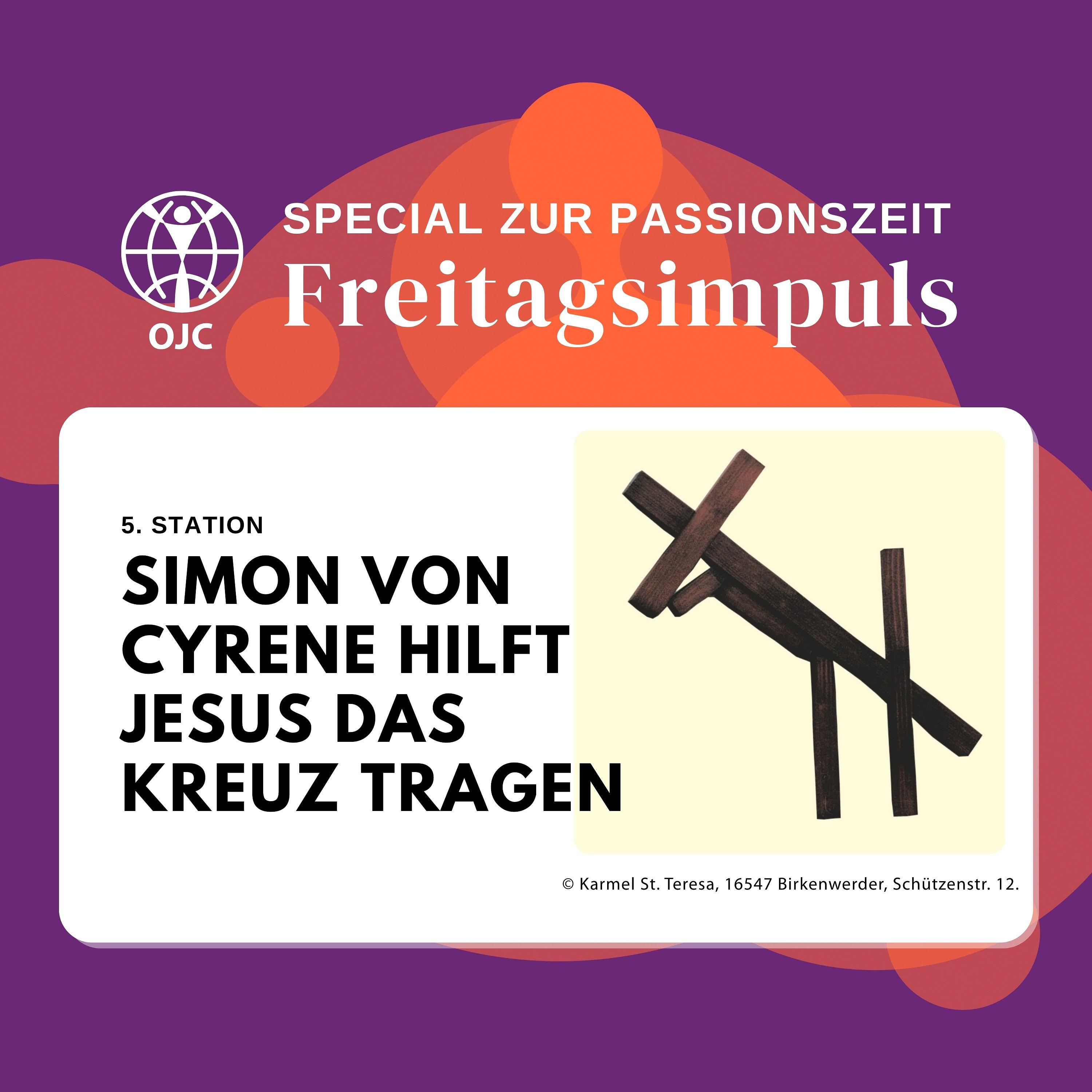 Simon von Cyrene hilft Jesus das Kreuz zu tragen – Klaus Sperr episode artwork