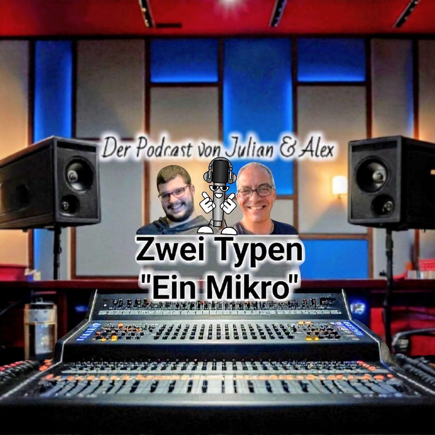 Zwei Typen, ein Mikro