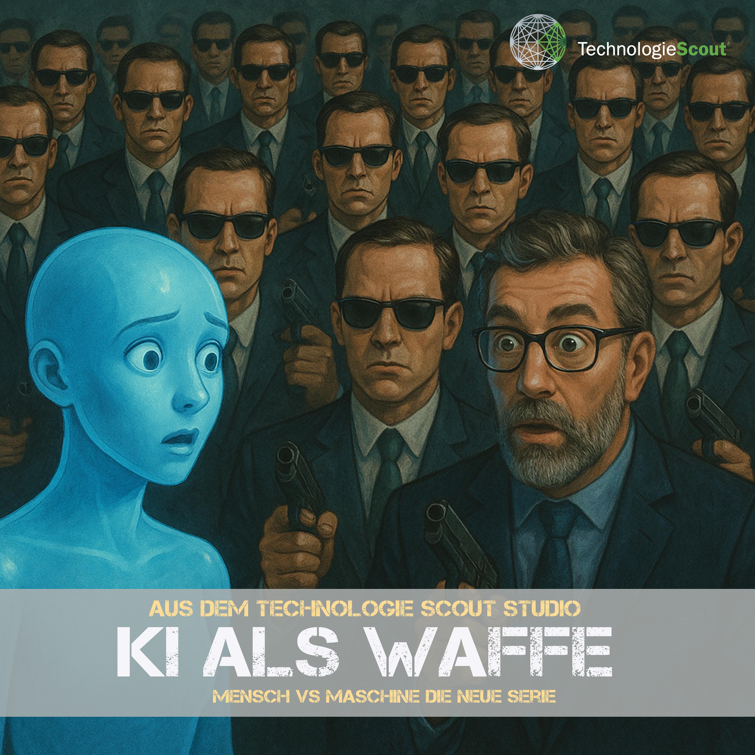 Unser Thema: "KI und die Gesellschaft - KI als Waffe" episode artwork