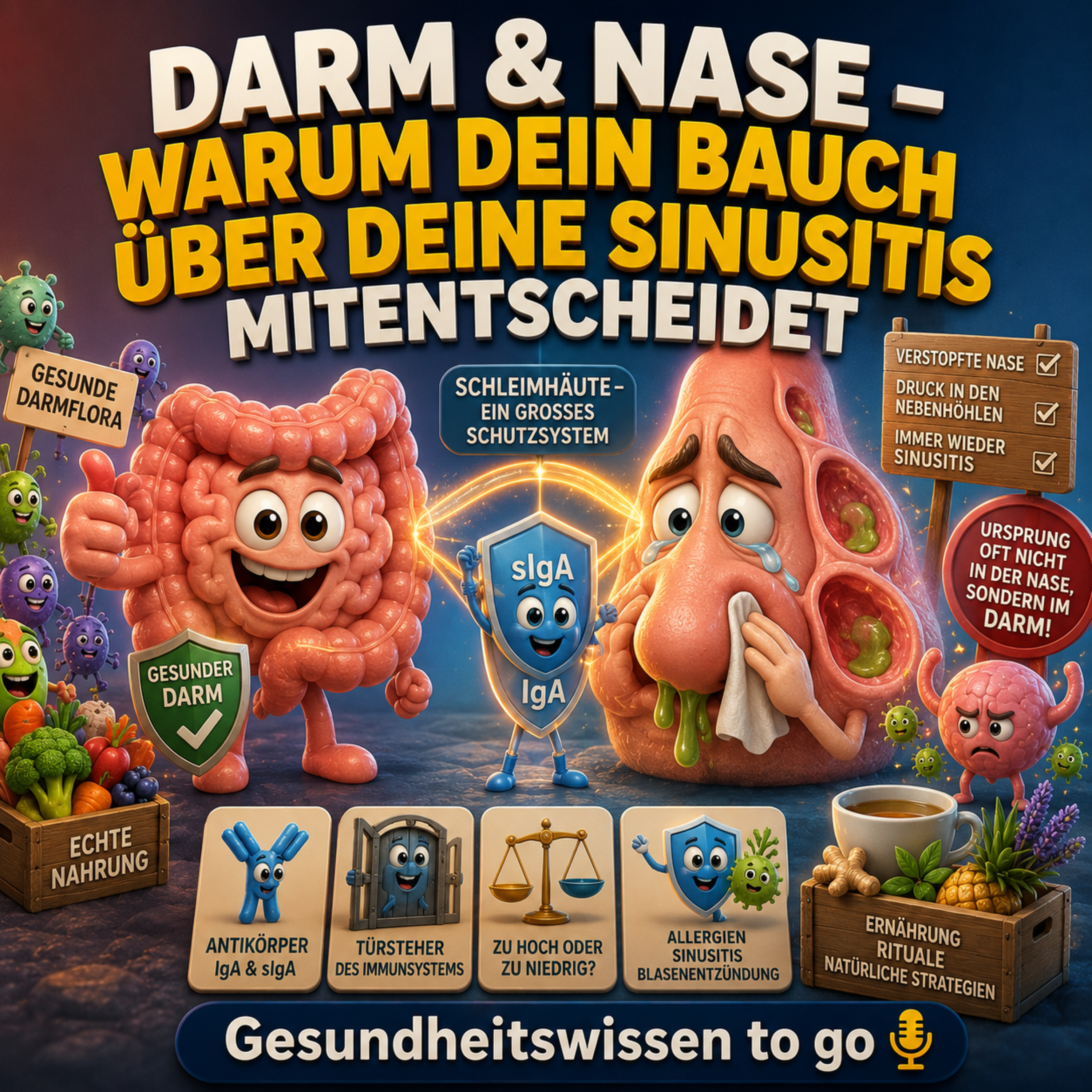 Chronisch verstopfte Nase? Schau mal in deinen Darm! episode artwork