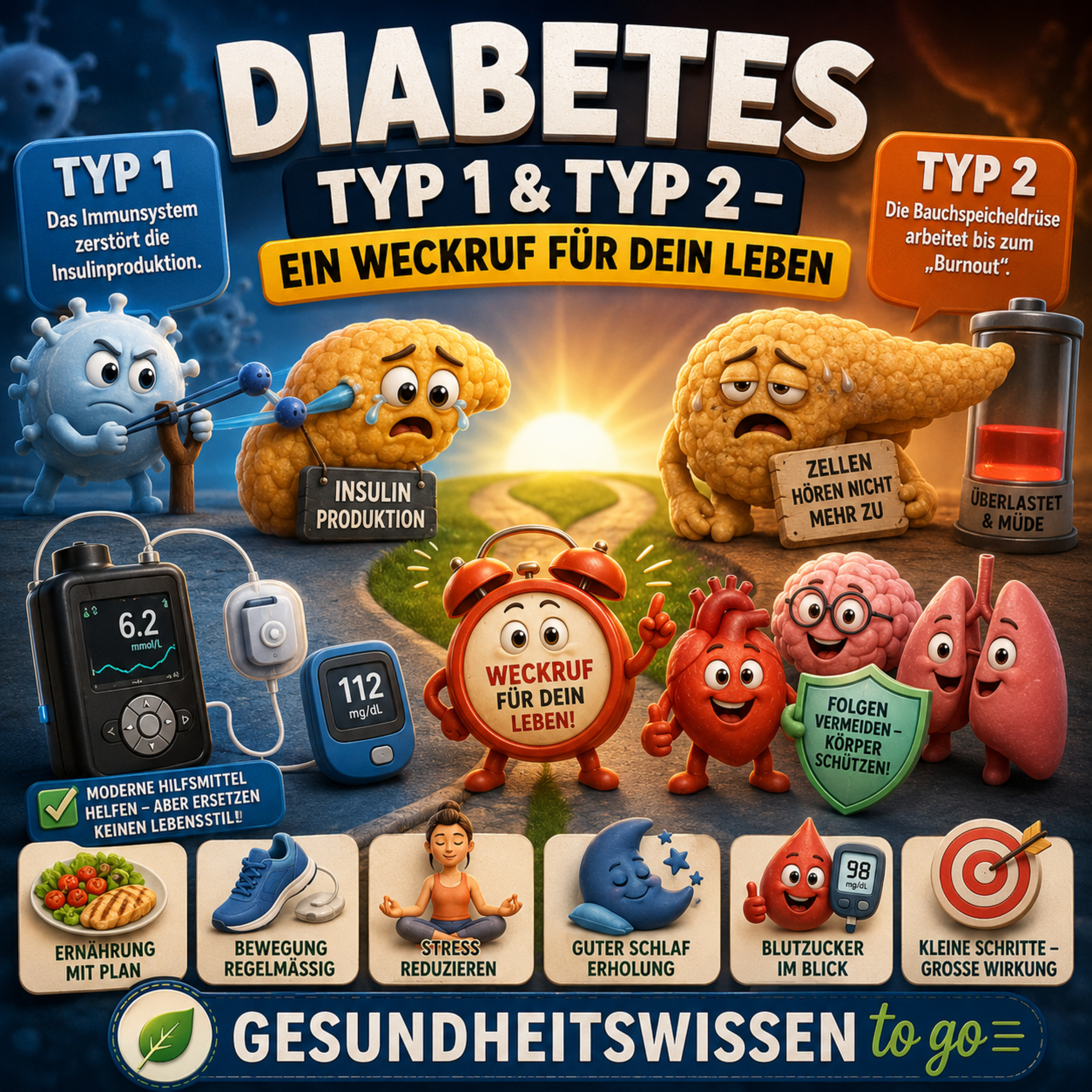 Diabetes Typ 1 vs. Typ 2 – der entscheidende Unterschied episode artwork