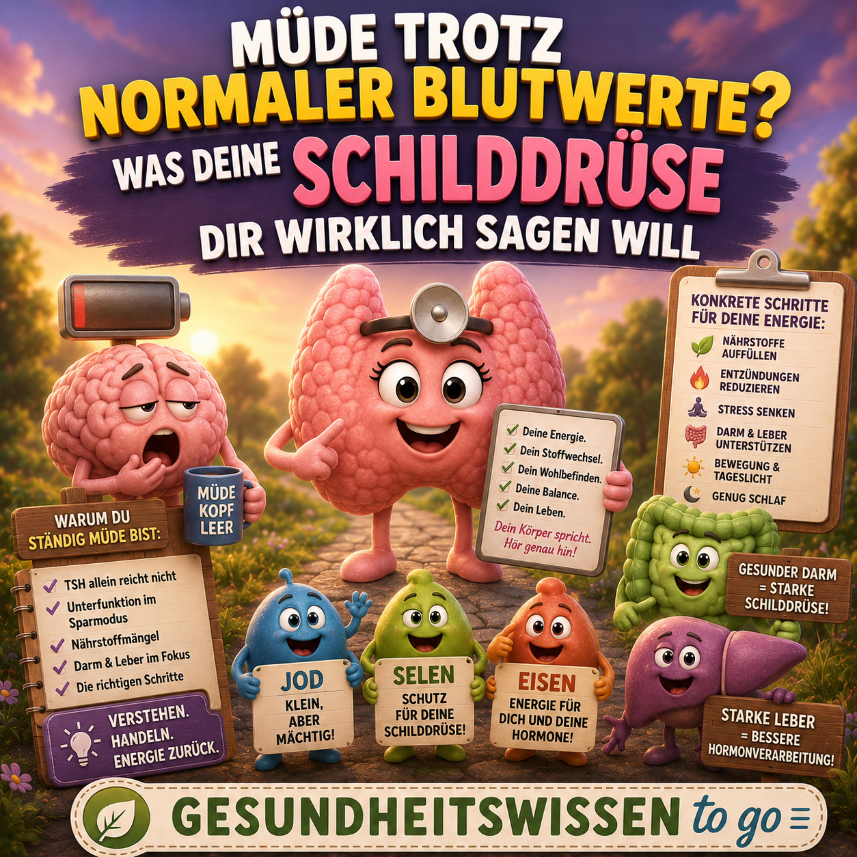 Müde, erschöpft, antriebslos? Schilddrüse mal genauer erklärt episode artwork