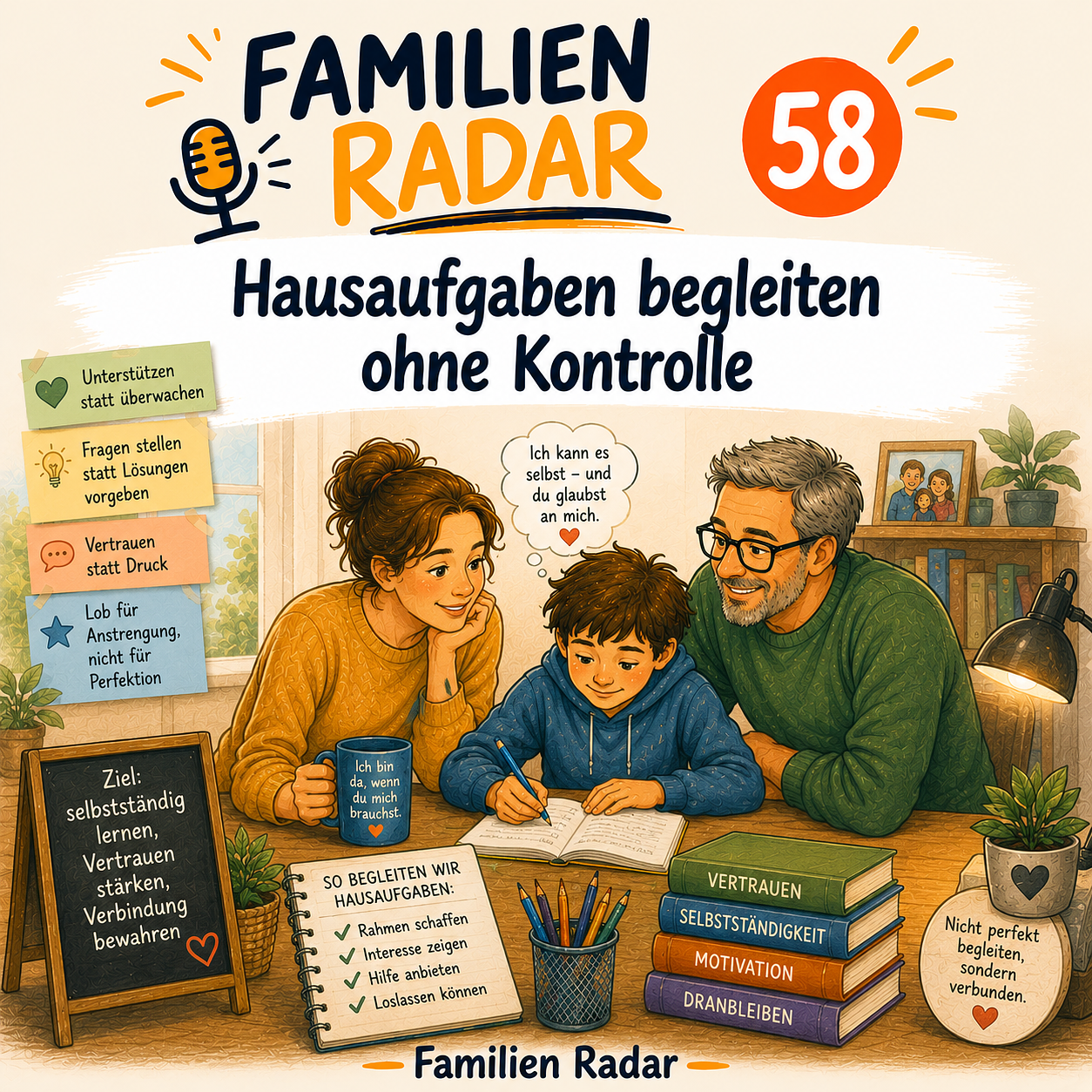 Hausaufgaben begleiten ohne Kontrolle episode artwork