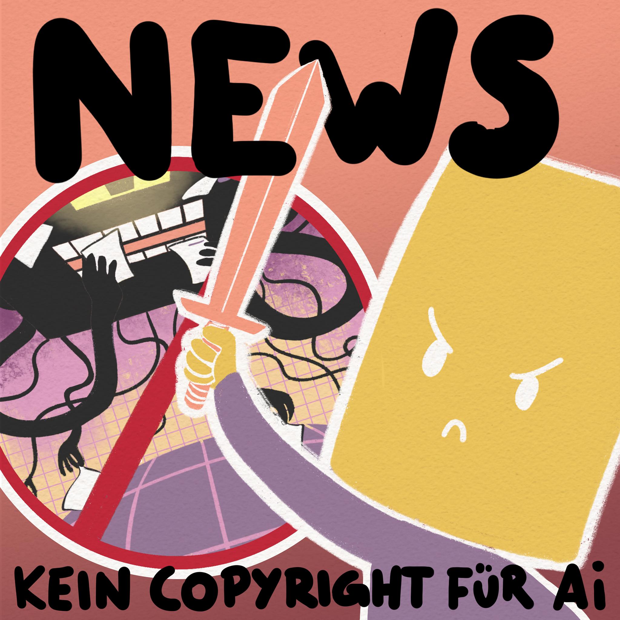 Papierkopf News - Kein Copyright für AIs
