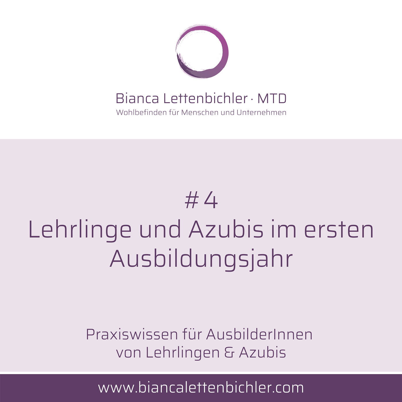 #4 - Lehrlinge & Azubis im ersten Ausbildungsjahr