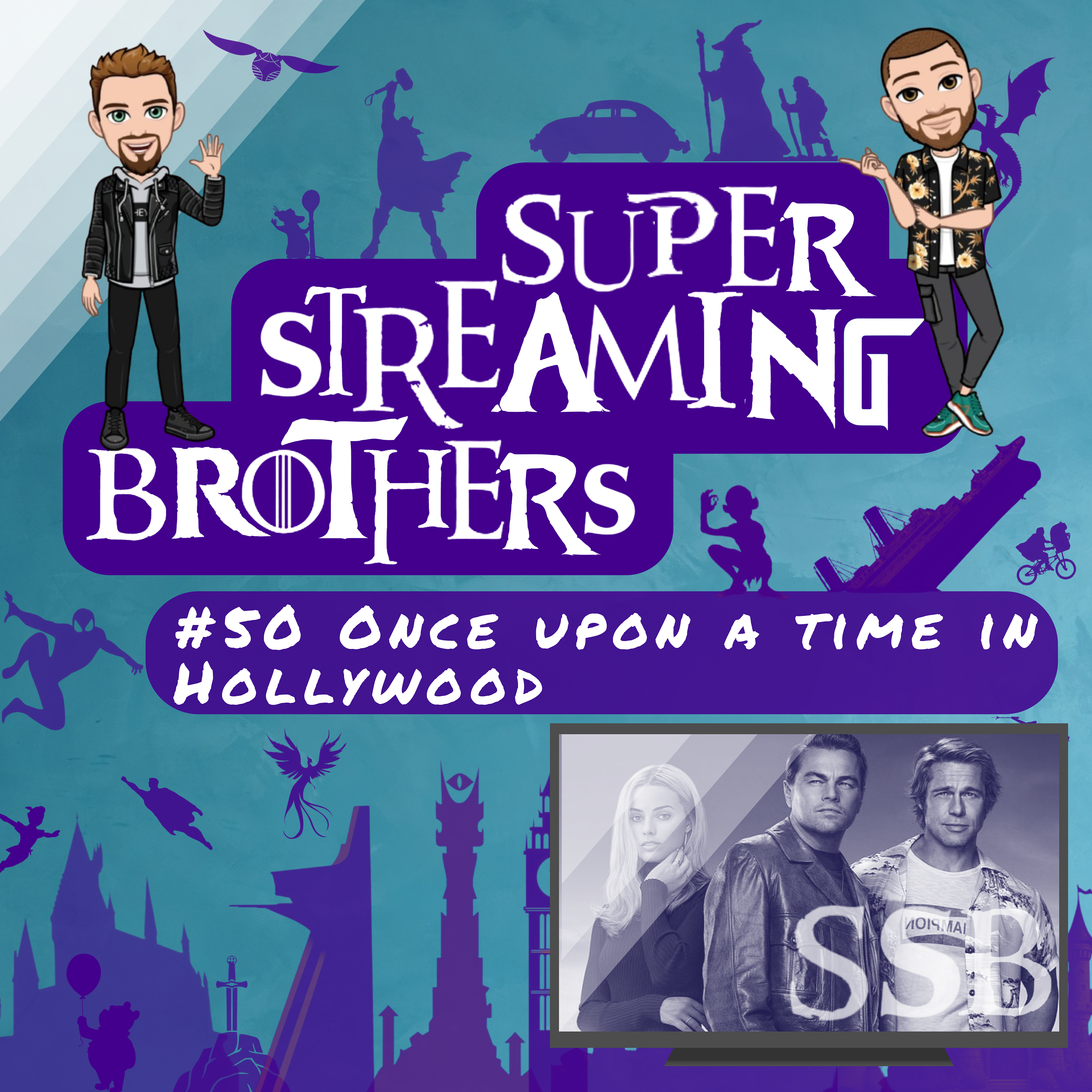 #50 Once upon a time in Hollywood episode artwork