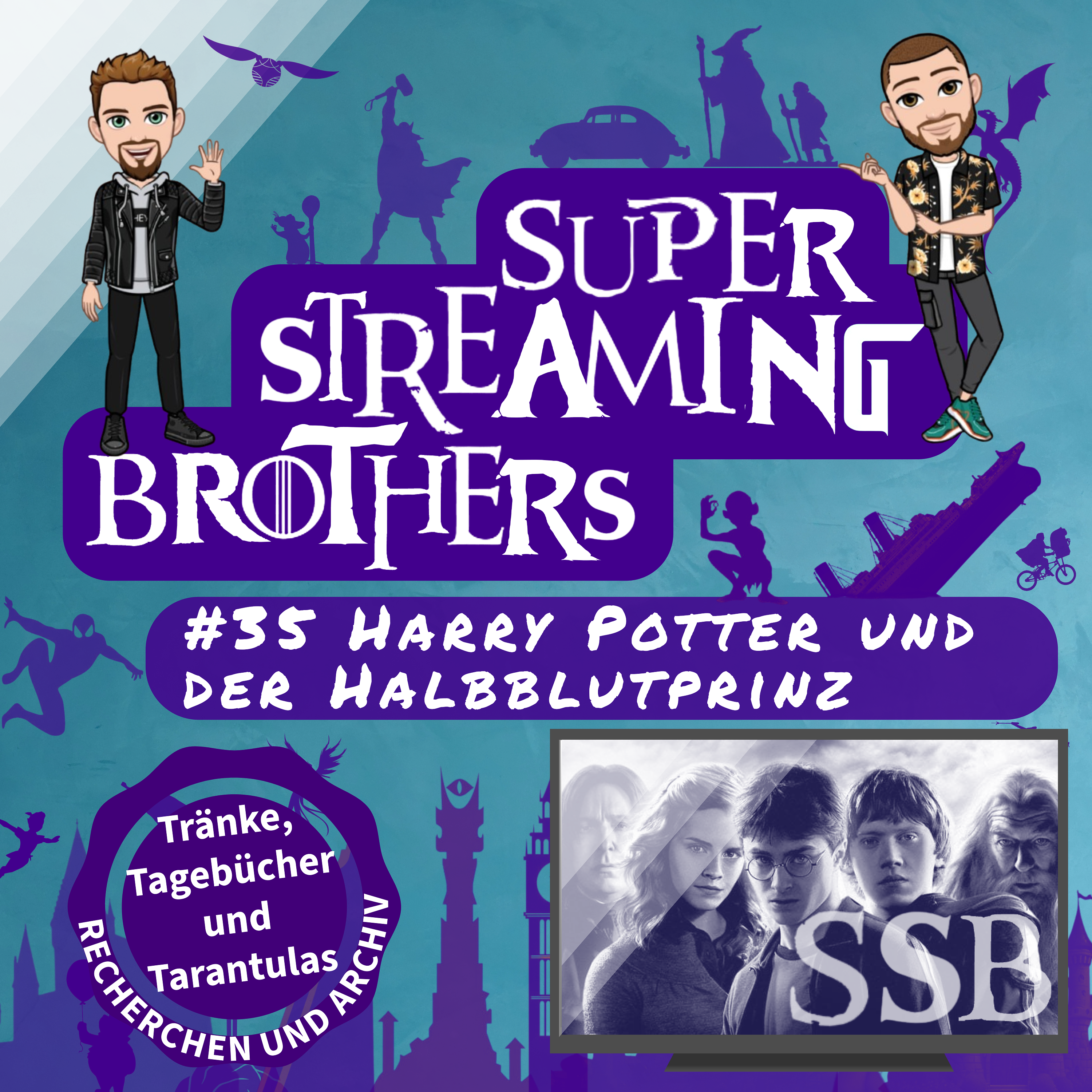 #35 Harry Potter und der Halbblutprinz | Tränke, Tagebücher und Tarantulas episode artwork